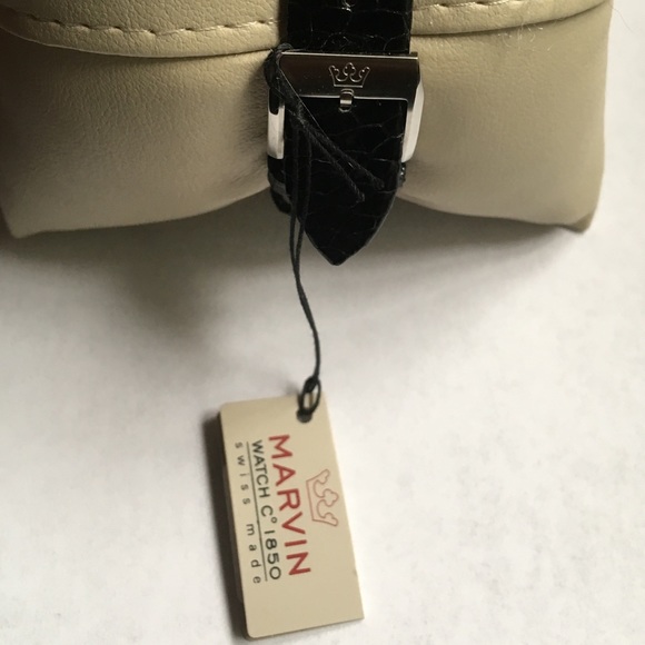 NOS Marvin Ladies Diamond Stainless Steel Watch - Picture 4 of 7